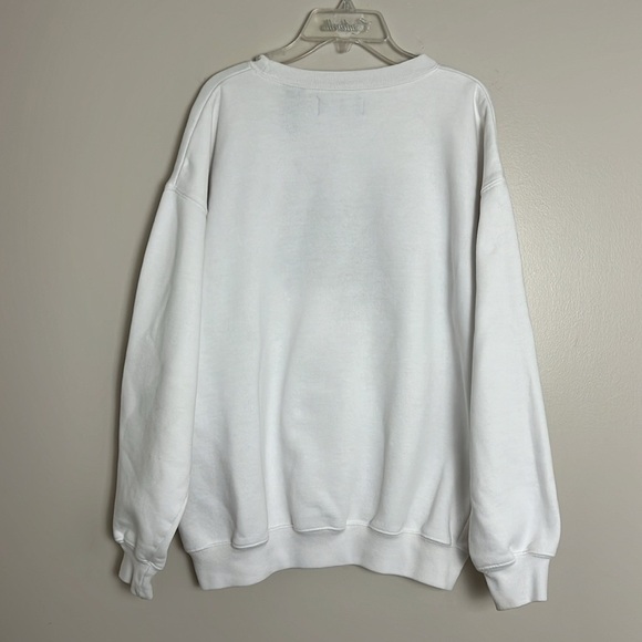 Hunt Club Fall Novelty Embroidered‎ Leaves Bear Crewneck Sweatshirt Size Medium - Picture 4 of 12